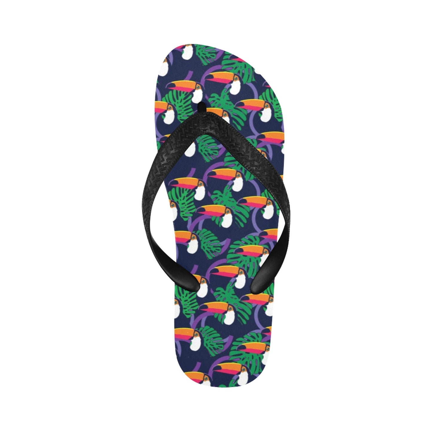 Toucan Print Design LKS302 Flip Flops