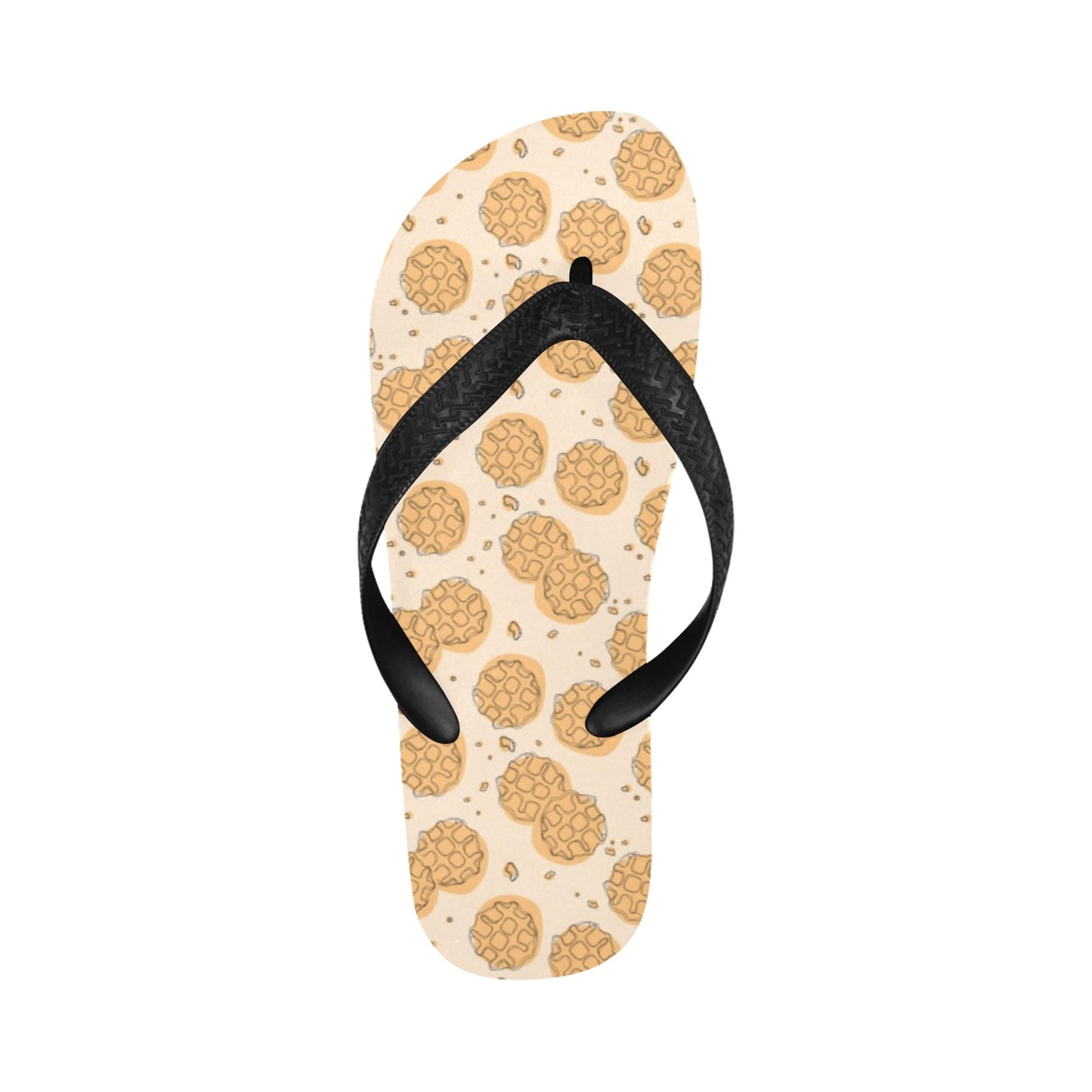 Waffle Print Design LKS303 Flip Flops