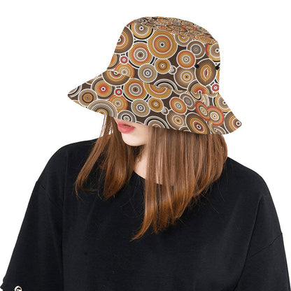 Aboriginal Print Design LKS402 Unisex Bucket Hat
