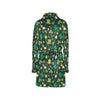 Shamrock Saint Patrick's Day Print Design LKS304 Women's Fleece Robe