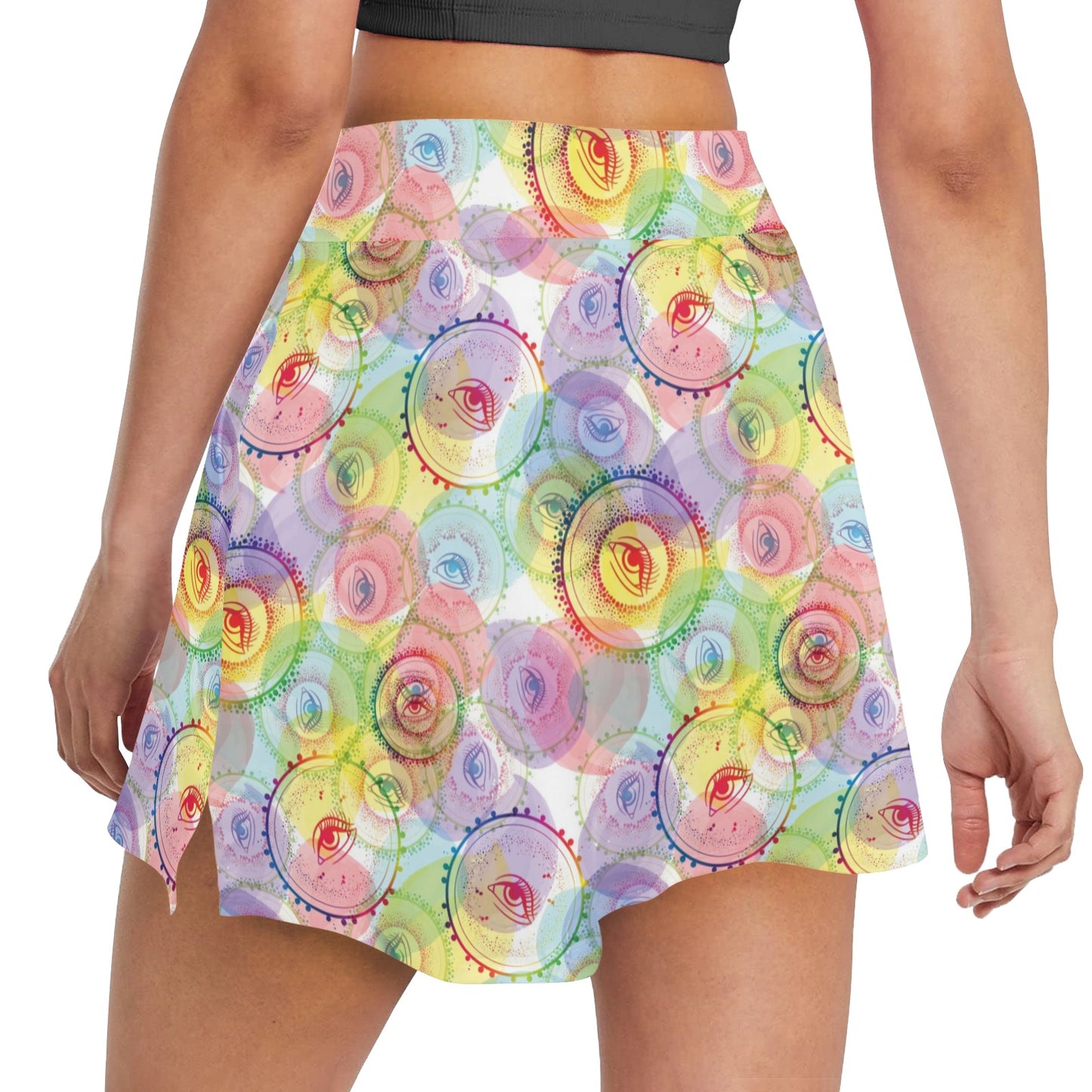 Third Eye Print Design LKS303 17" Golf & Pickleball Skort with Pockets