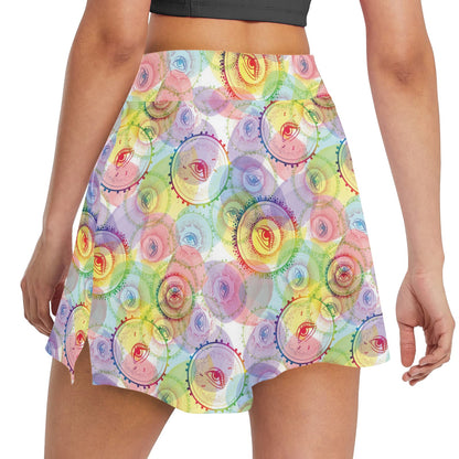 Third Eye Print Design LKS303 17" Golf & Pickleball Skort with Pockets