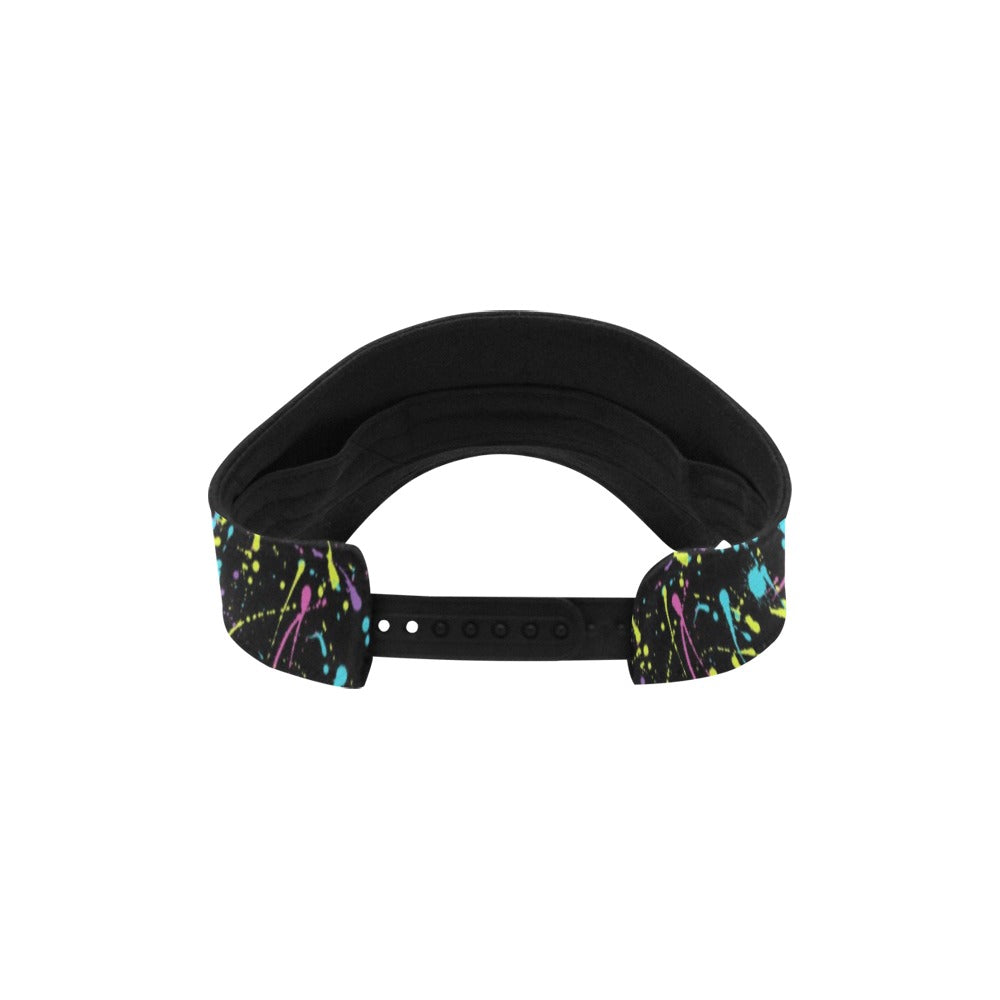 Splatter Multicolor Print Design LKS302 Unisex Sun Visor