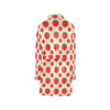 Tomato Print Design LKS308 Women's Fleece Robe