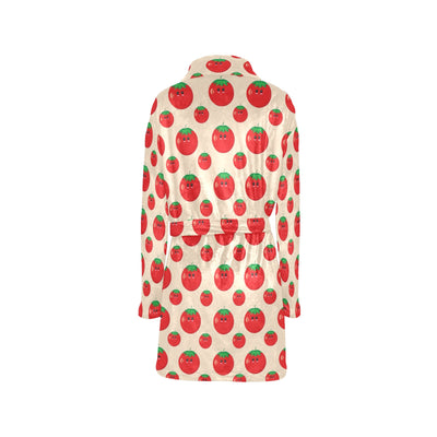 Tomato Print Design LKS308 Women's Fleece Robe