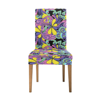 Trippy Print Design LKS305 Dining Chair Slipcover