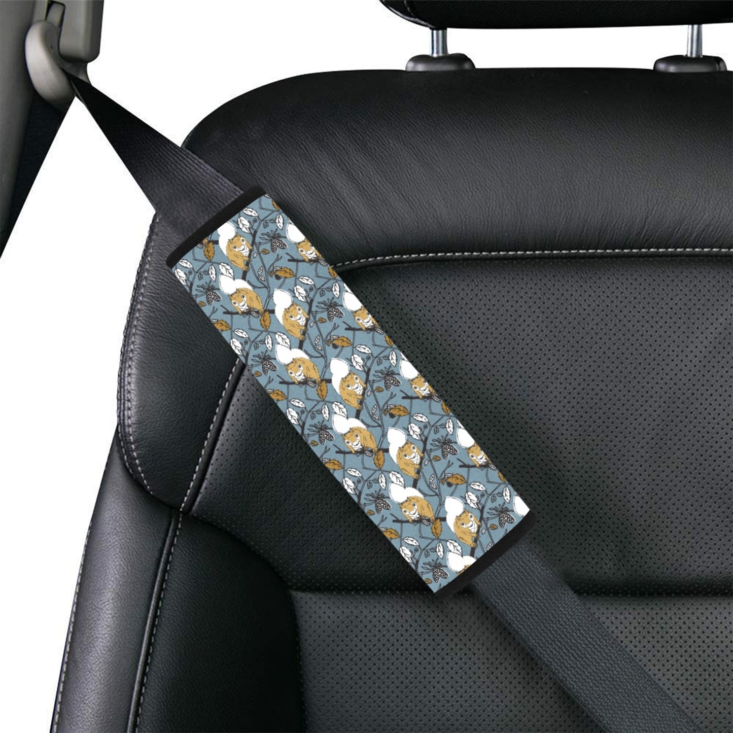 Squirrel Print Design LKS305 Car Seat Belt Cover