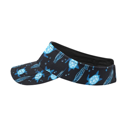 Sea Turtle Print Design LKS3013 Unisex Sun Visor