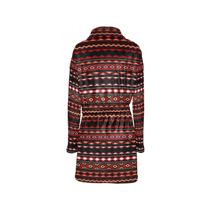 Southwestern Themed Women's Fleece Robe