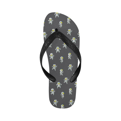 Mummy Print Design LKS305 Flip Flops