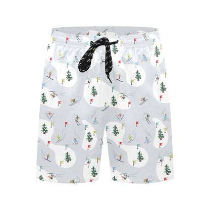 Ski Print Design LKS305 Men's Swim Trunks Beach Shorts