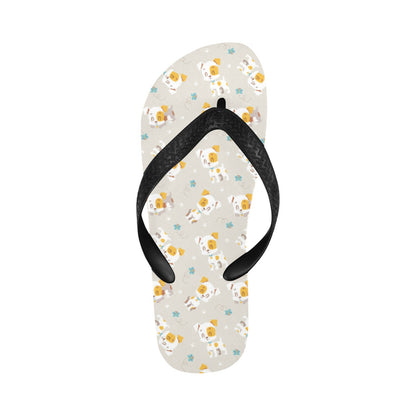 Russell Terriers Print Design LKS306 Flip Flops