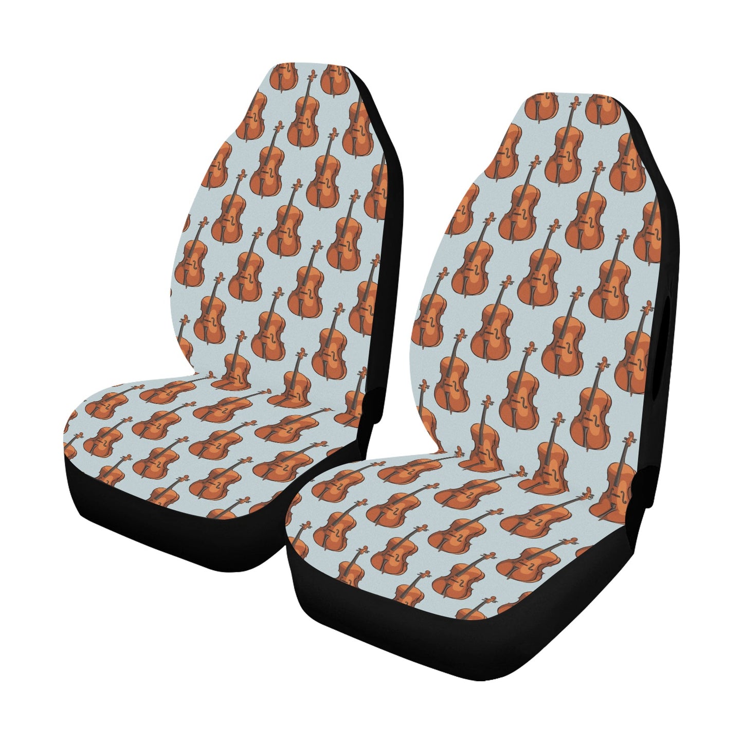 Violin Print Design LKS406 Car Seat Covers