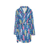 Surfboard Print Design LKS304 Women's Fleece Robe