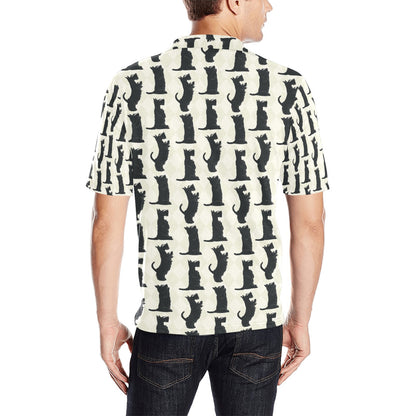 Scottish Terriers Print Design LKS309 Men Polo Shirt