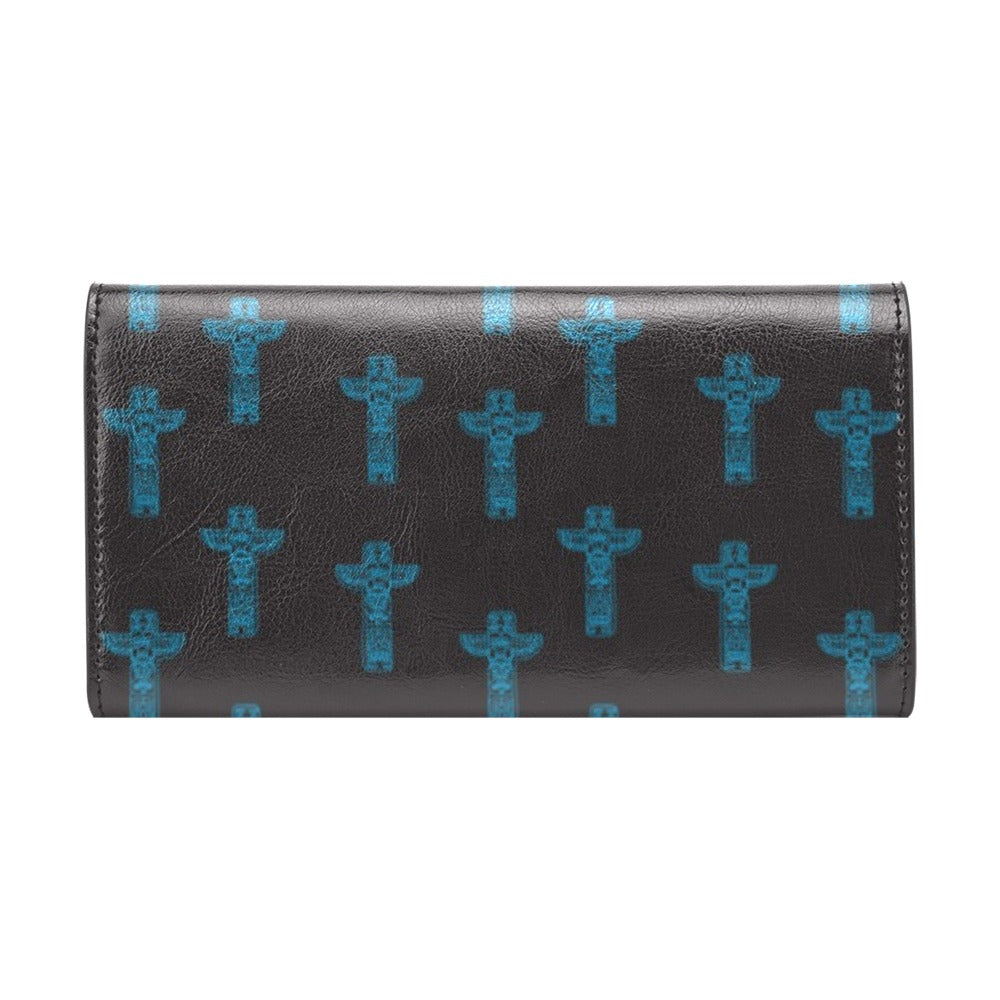Totem Print Design LKS304 Women's Trifold Wallet