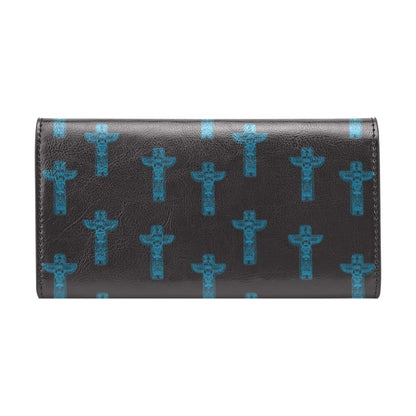 Totem Print Design LKS304 Women's Trifold Wallet