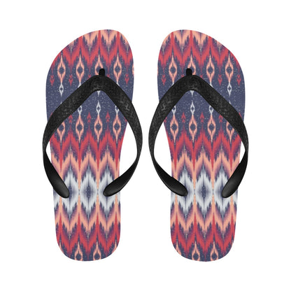 Ikat Print Design LKS401 Flip Flops