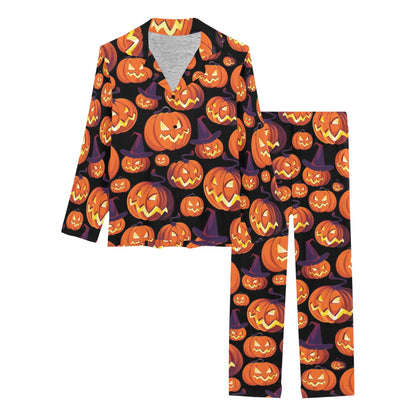 Halloween Pattern Print Design 04 Women's Long Pajama Set