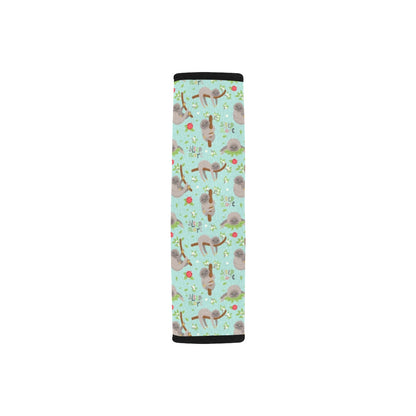 Sloth Print Design LKS305 Car Seat Belt Cover