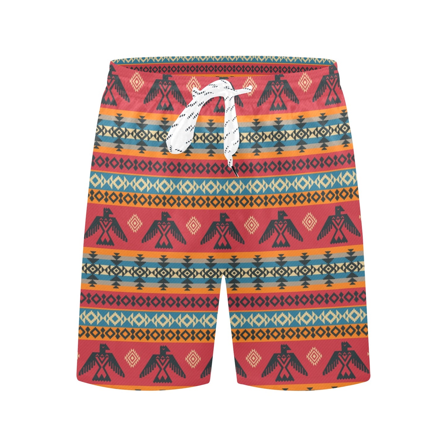 Eagles Native American Design Men's Swim Trunks Beach Shorts