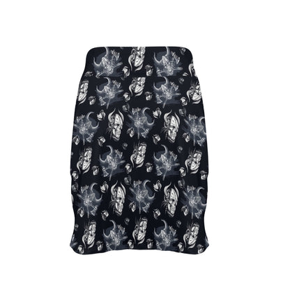 Vikings Print Design LKS304 17" Golf & Pickleball Skort with Pockets