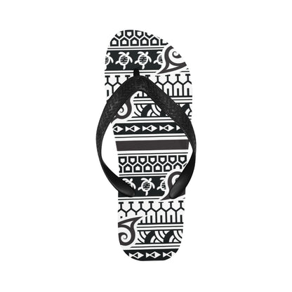 Samoan Style Print Design LKS305 Flip Flops