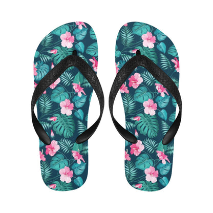 Summer Floral Print Design LKS301 Flip Flops