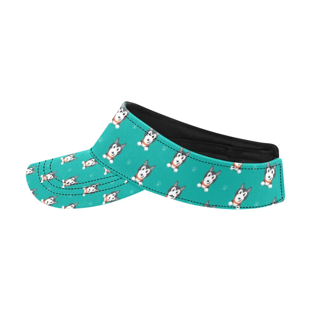 Siberian Huskies Print Design LKS304 Unisex Sun Visor