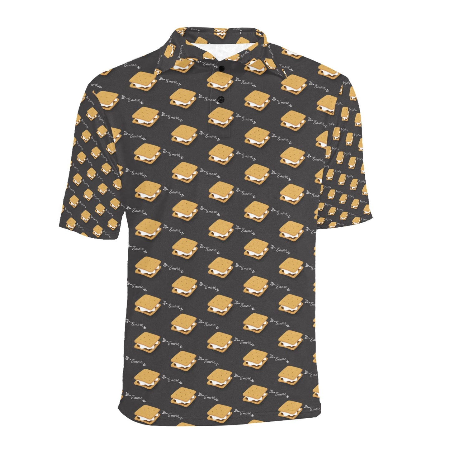S_Mores Print Design LKS301 Men Polo Shirt