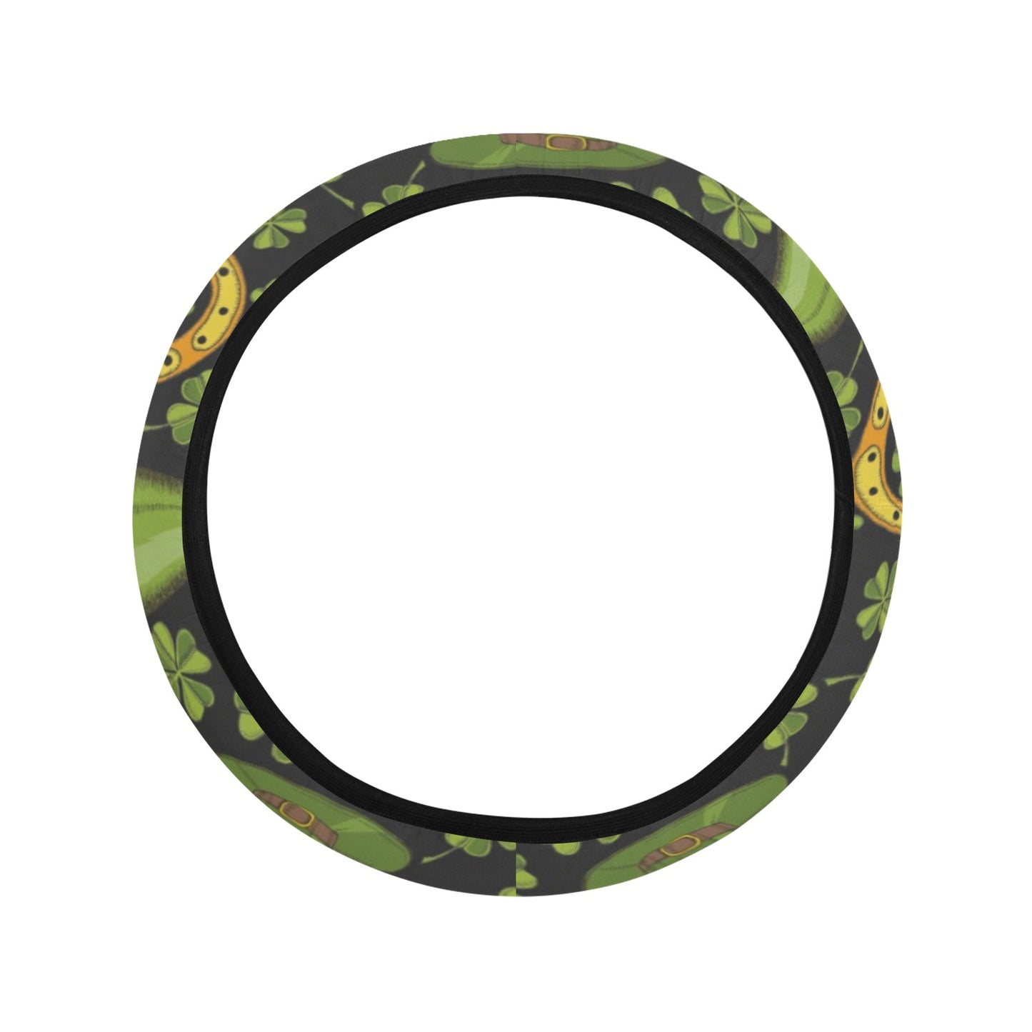 St Patricks Day Print Design LKS307 Steering Wheel Cover with Elastic Edge