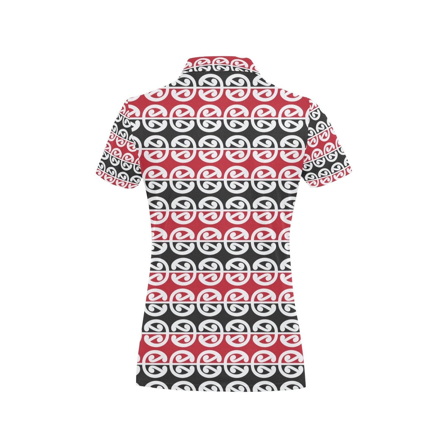 Maori Classic Themed Design Print Women's Polo Shirt
