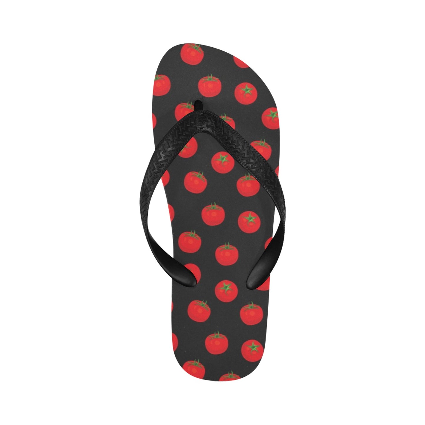 Tomato Print Design LKS305 Flip Flops