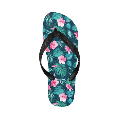 Summer Floral Print Design LKS301 Flip Flops