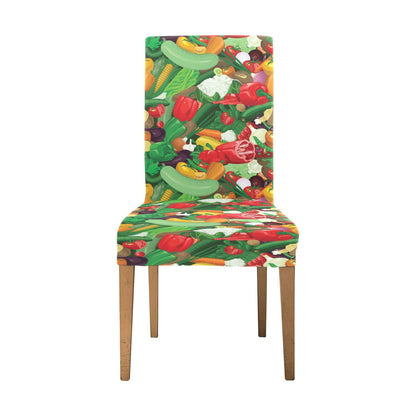 Salad Mix Vegetableprint Design LKS301 Dining Chair Slipcover