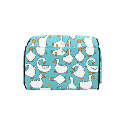 Goose Print Design LKS403 Diaper Bag Backpack