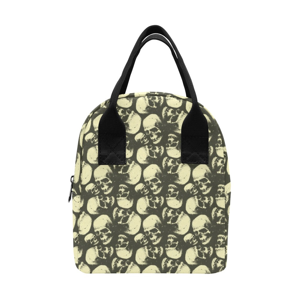 Skull Print Design LKS302 Insulated Lunch Bag
