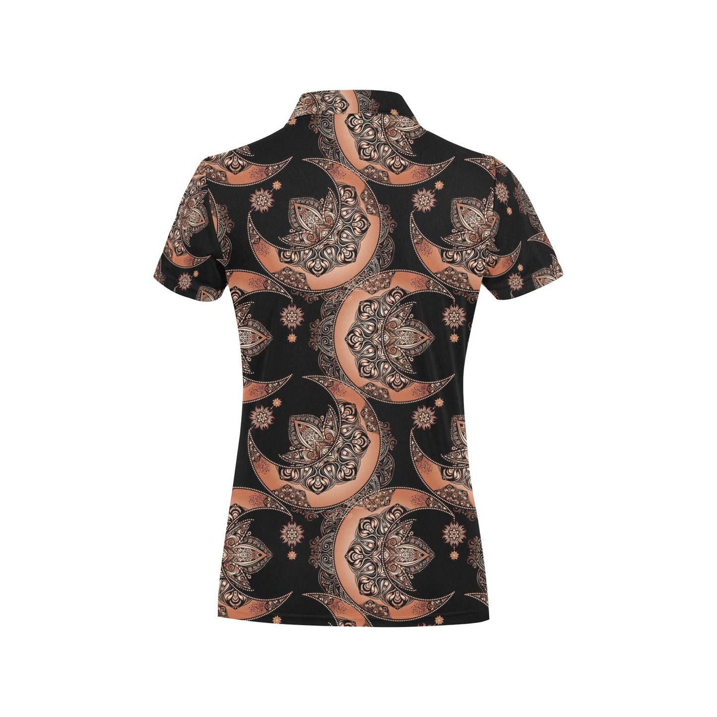 Sun Moon Mandala Women's Polo Shirt