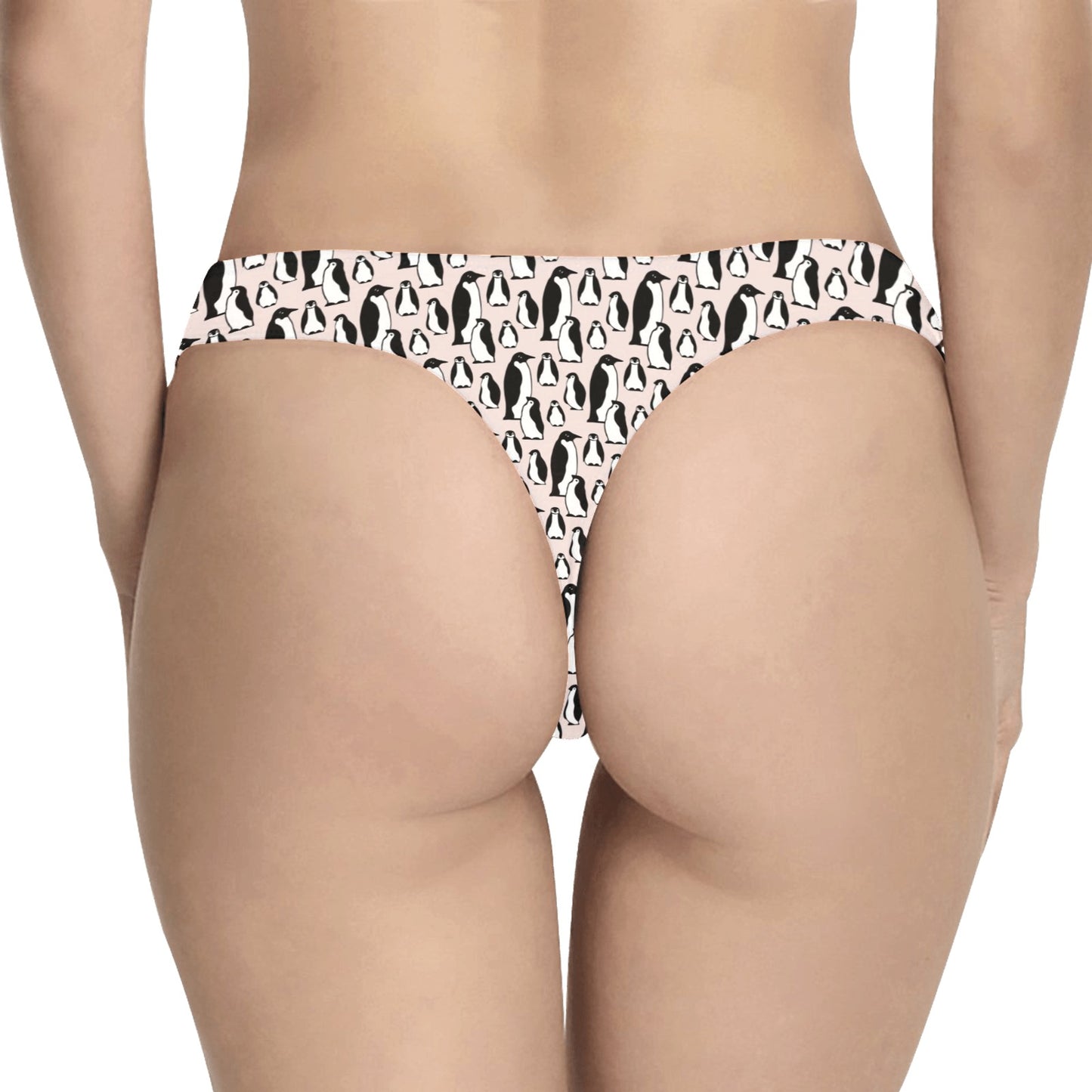 Penguin Themed Women's Thongs