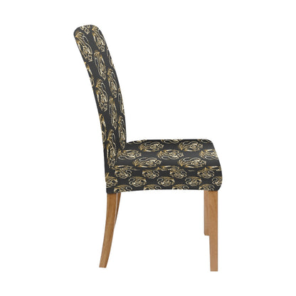Skeleton Dragon Print Design LKS306 Dining Chair Slipcover