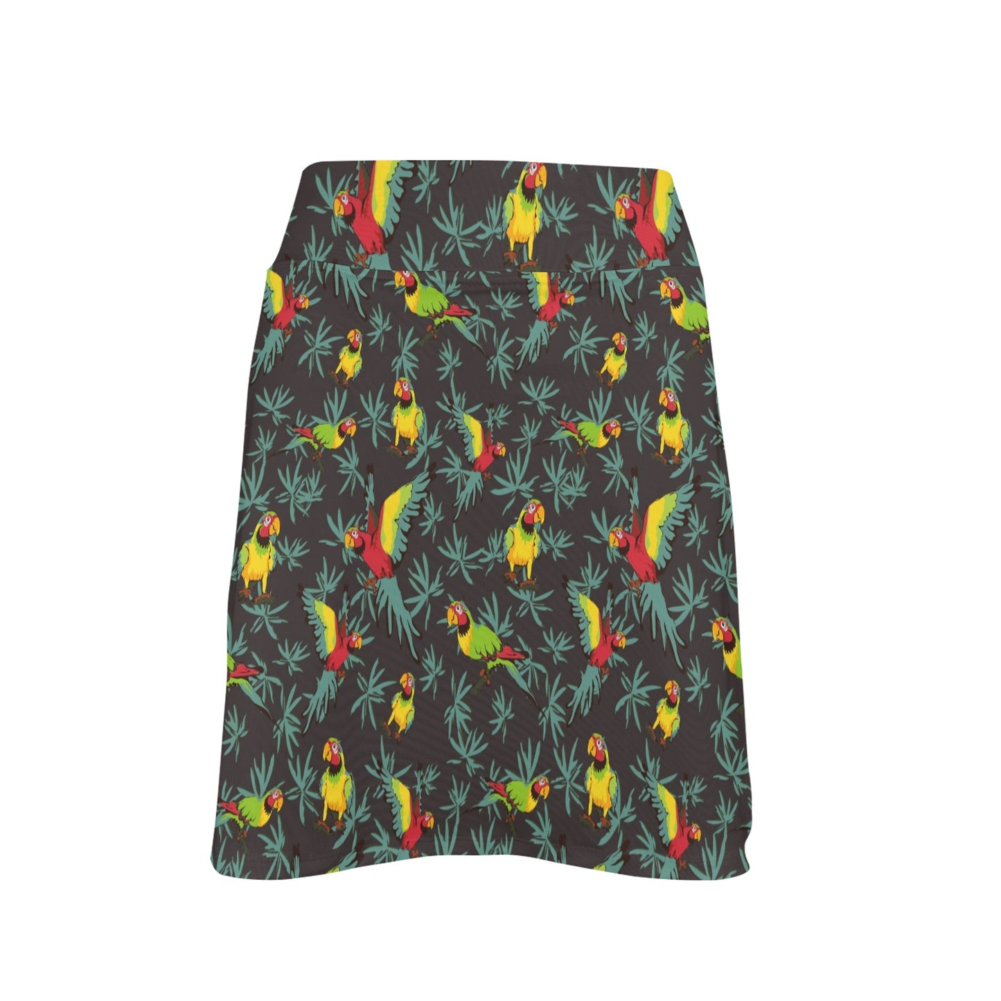 Parrot Themed Print 17" Golf & Pickleball Skort with Pockets