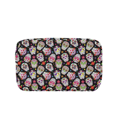 Sugar Skull Print Design LKS302 Insulated Lunch Bag