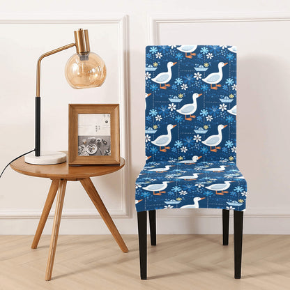 Goose Print Design LKS405 Dining Chair Slipcover