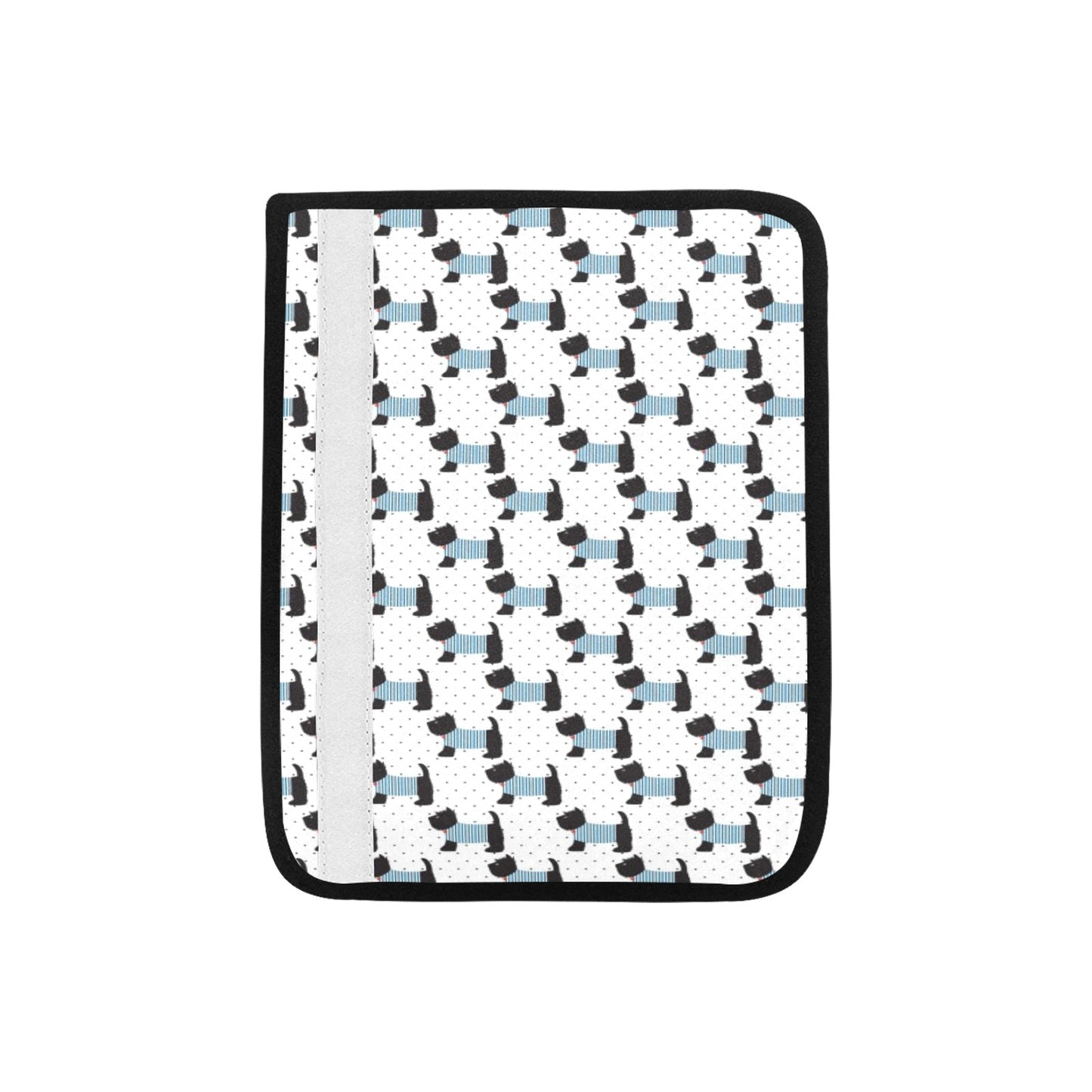 Scottish Terriers Print Design LKS3012 Car Seat Belt Cover