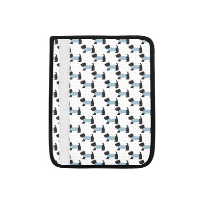 Scottish Terriers Print Design LKS3012 Car Seat Belt Cover