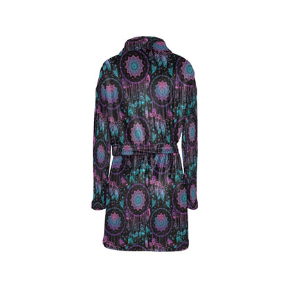 Dream catcher boho mandala Women's Fleece Robe