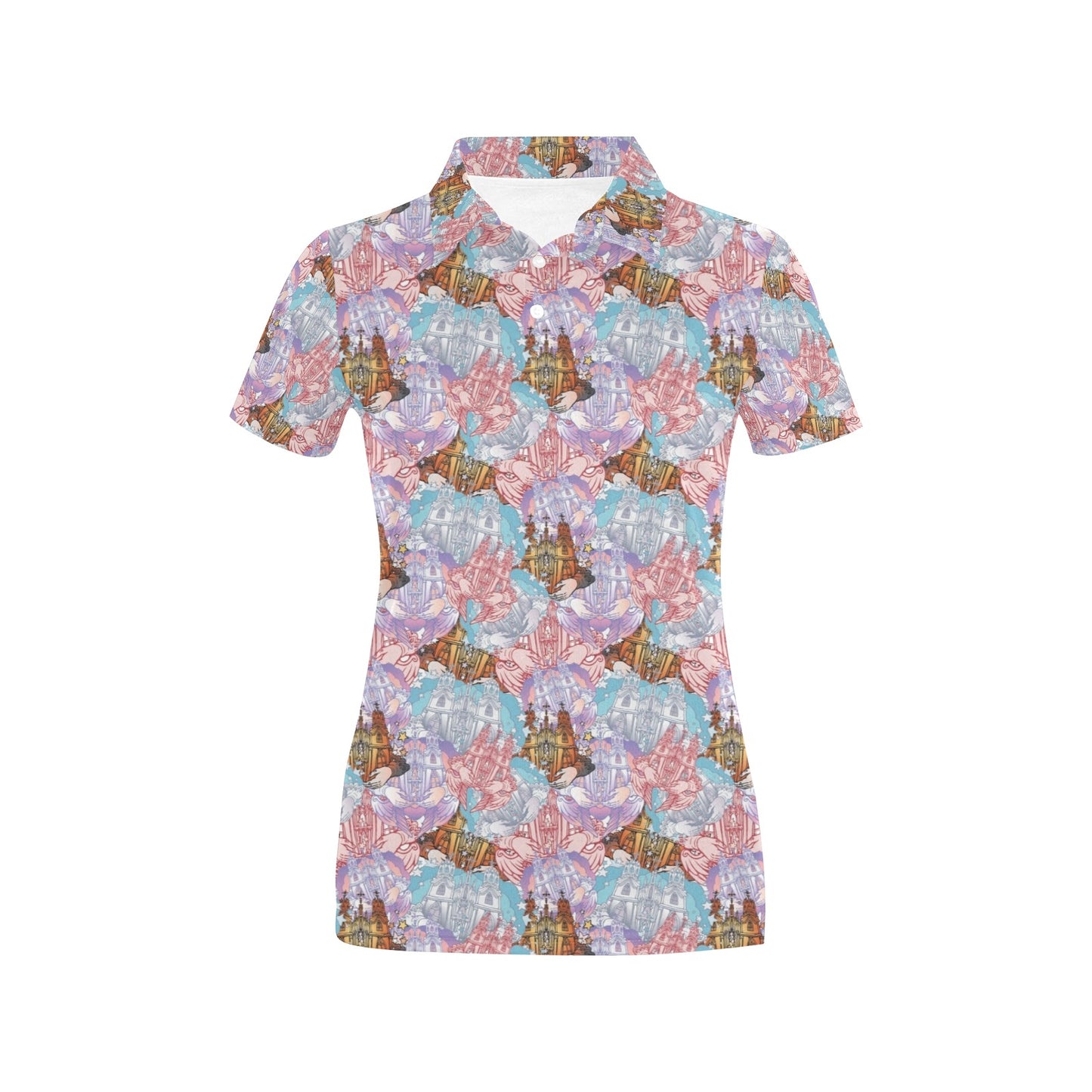 Christian Pattern Print Design 03 Women's Polo Shirt
