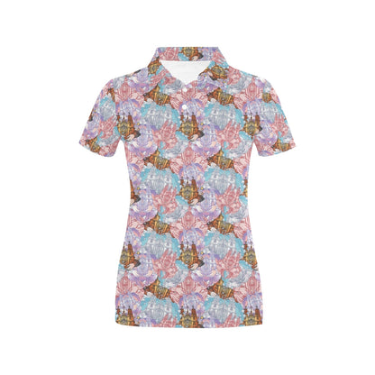 Christian Pattern Print Design 03 Women's Polo Shirt