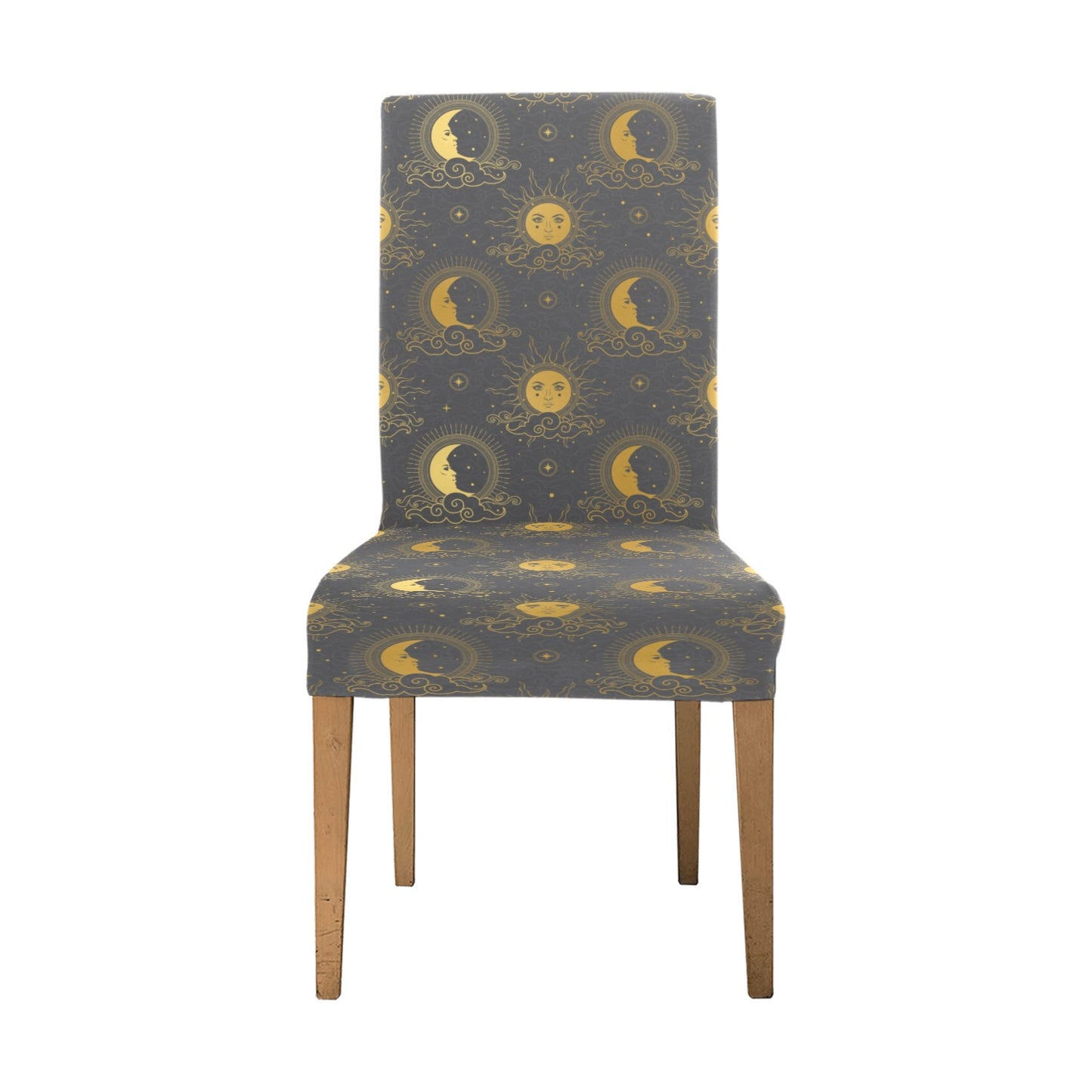 Sun Moon Print Design LKS305 Dining Chair Slipcover