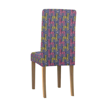 Zebra Print Design LKS303 Dining Chair Slipcover